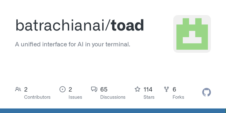 Show HN: Toad. A unified terminal UI for coding agents
