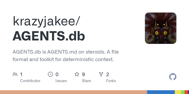 Show HN: Agents.db – an AGENTS.md alternative for LLM agent context