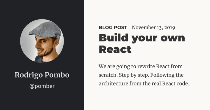 Build Your Own React