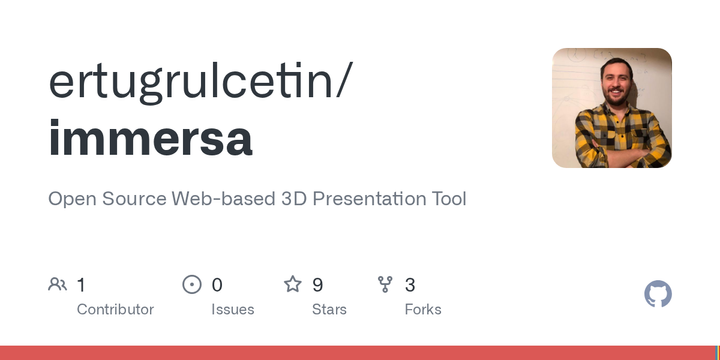 Immersa: Open-source Web-based 3D Presentation Tool