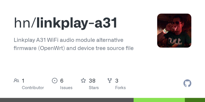 OSS/OpenWrt Firmware for Linkplay A31 WiFi Audio Streaming Module