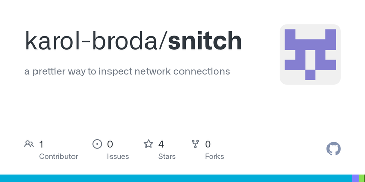 Snitch – A friendlier ss/netstat