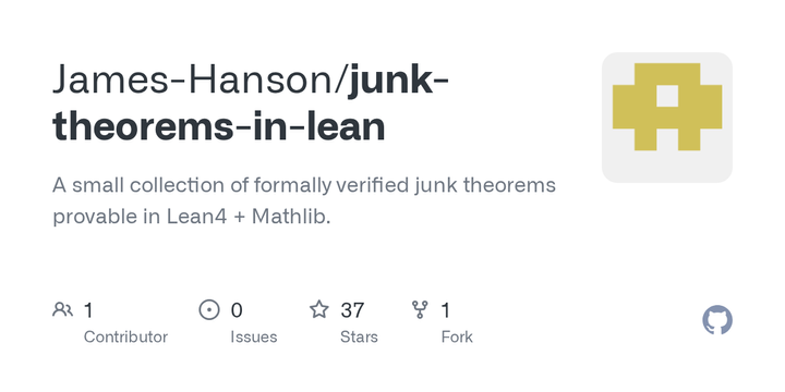 Some Junk Theorems in Lean