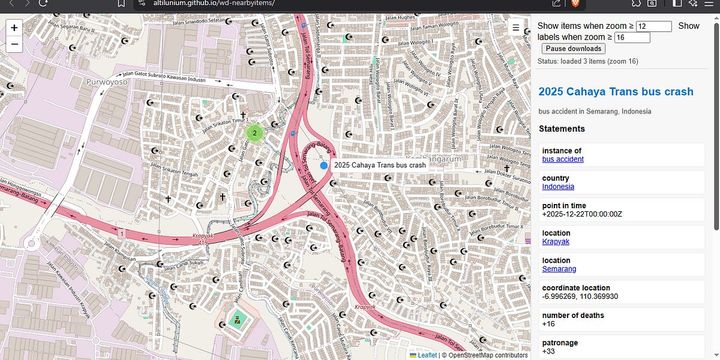 WD-NearbyItem: browse Wikidata Items nearby