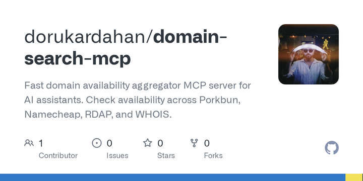 Show HN: Domain Search MCP – AI-powered domain availability checker