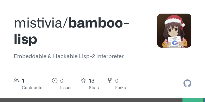 Show HN: A small embeddable and hackable Lisp-2 interpreter in C