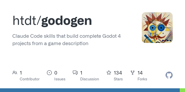 Show HN: Claude Code skills that build complete Godot games