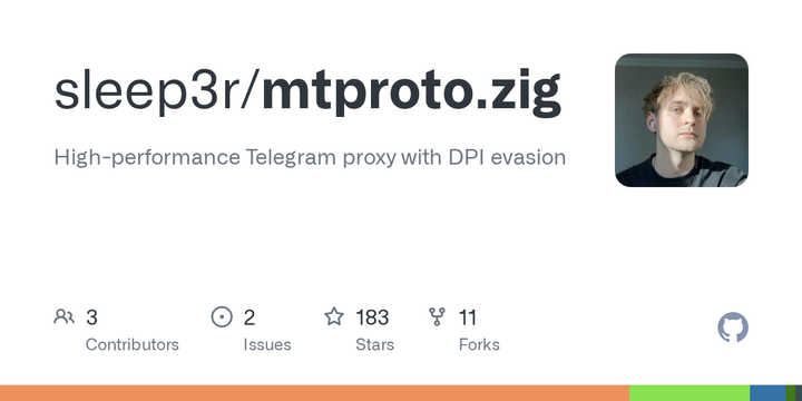 Show HN: Mtproto.zig – High-performance Telegram proxy with DPI evasion