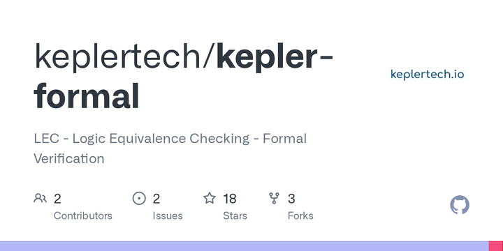 Chip Design – New Open Source LEC(Logic Equivalence Checking)