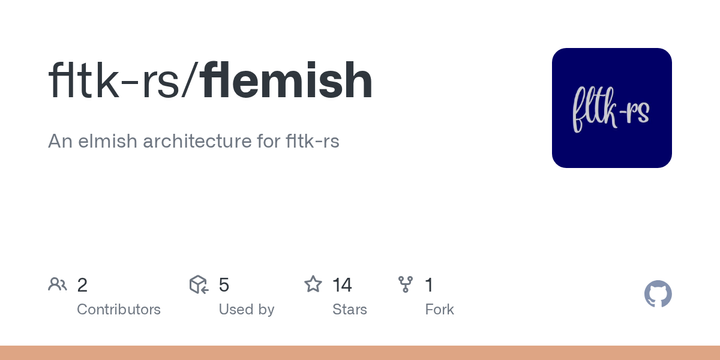 Flemish: An elmish architecture for fltk-rs