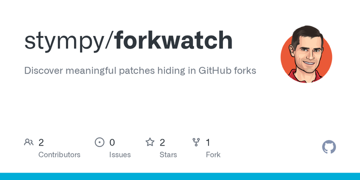 Show HN: Forkwatch – Discover meaningful patches hiding in GitHub forks
