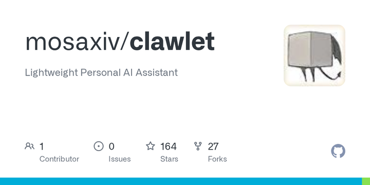 Show HN: Clawlet – Ultra-Lightweight&Efficient Alternative to OpenClaw, Nanobot