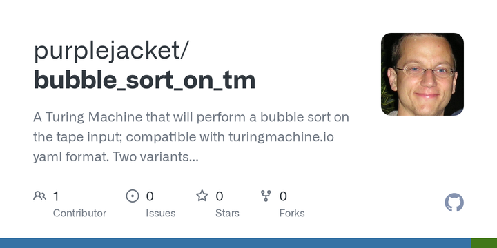 Show HN: Bubble Sort on a Turing Machine
