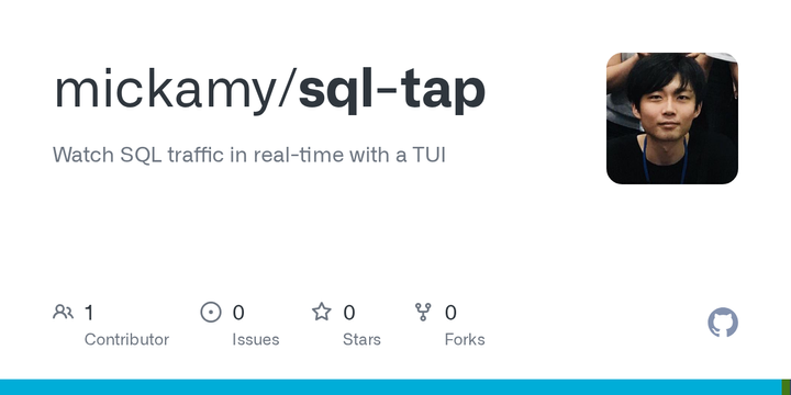 Show HN: SQL-tap – Real-time SQL traffic viewer for PostgreSQL and MySQL