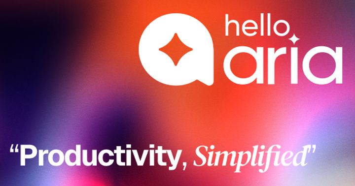 Show HN: HelloAria – AI task manager where you talk instead of type