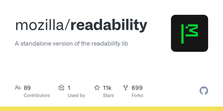 Mozilla Readability