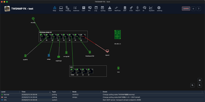 Show HN: Twsnmp FK – Lightweight NMS Built with Go, Wails, and Svelte