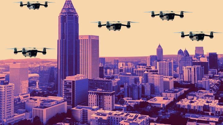 The AI Drones Used in Gaza Now Surveilling American Cities
