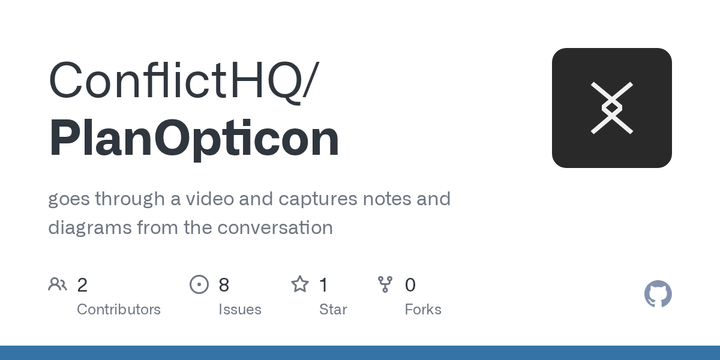 Show HN: PlanOpticon – Extract structured knowledge from video recordings
