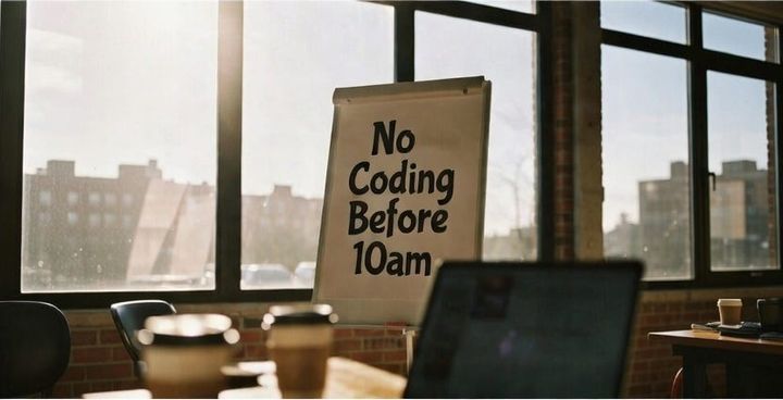 No Coding Before 10am