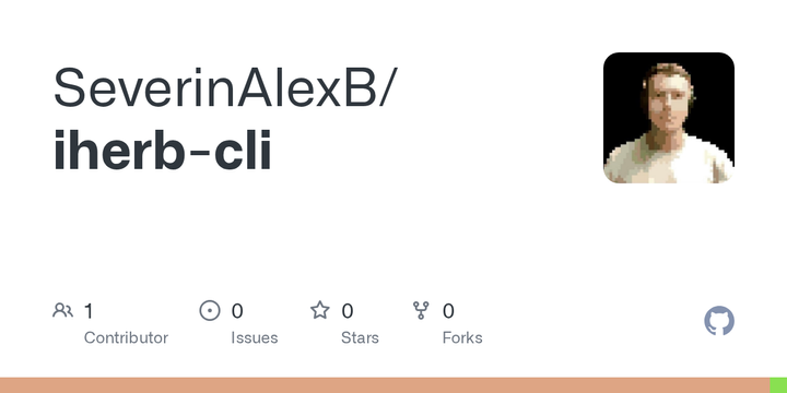 Show HN: iherb-CLI – An agent-optimized CLI for AI-driven supplement research