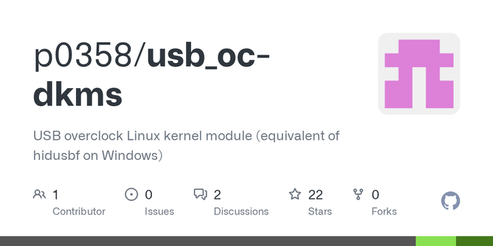 USB overclock Linux kernel module