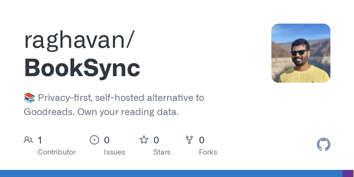 Show HN: Self-hosted alternative to Goodreads. Own your reading data