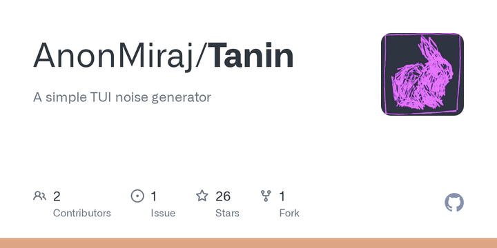 Show HN: Tanin – TUI Noise Generator