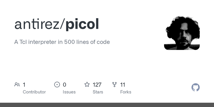 picol: A Tcl interpreter in 500 lines of code