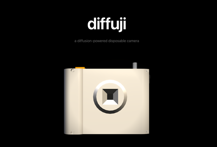 Show HN: Diffuji – a diffusion-powered instant camera