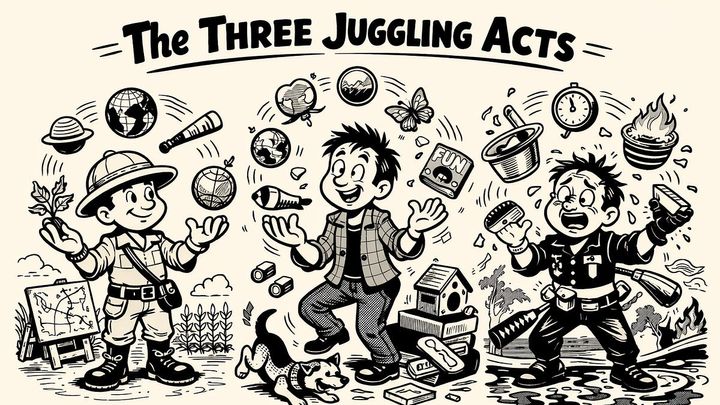 The Three Juggling Acts (Strategic, Lazy, and Survival)