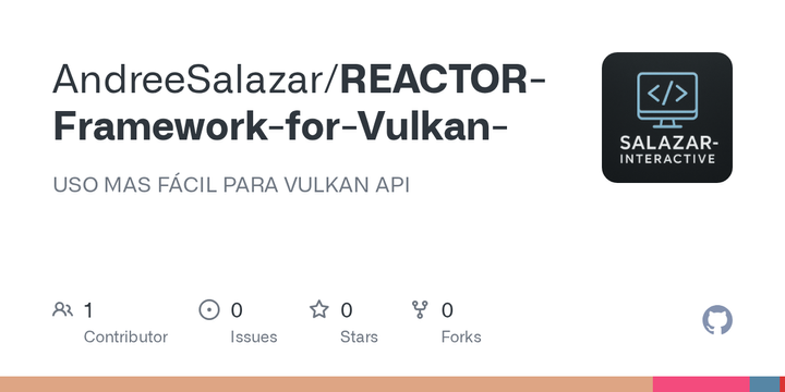 Vulkan Easy => Reactor (Like React-App)