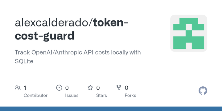 Show HN: Token Cost Guard – Track AI API Costs Locally (Python CLI)