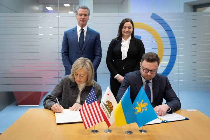 California has entered into a partnership with Lviv oblast