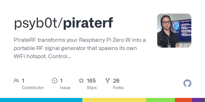 Show HN: PIrateRF – Turn a $20 Raspberry Pi Zero into a 12-mode RF transmitter
