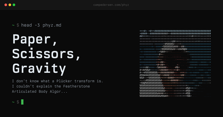 Paper, Scissors, Gravity