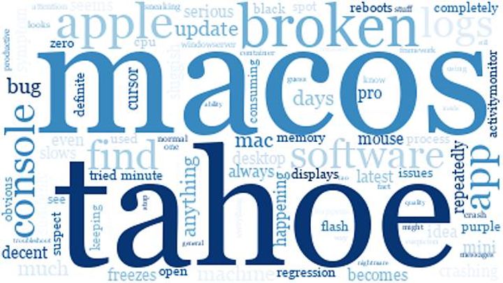 macOS Tahoe 26.3 is Broken