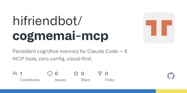Show HN: CogmemAi – Persistent Memory for Claude Code via MCP