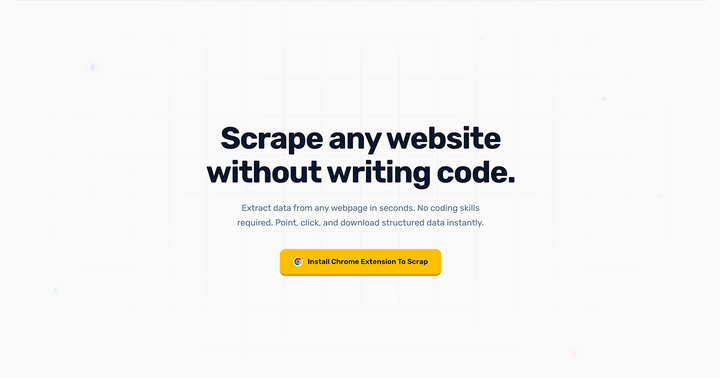 No Code Web Scraper