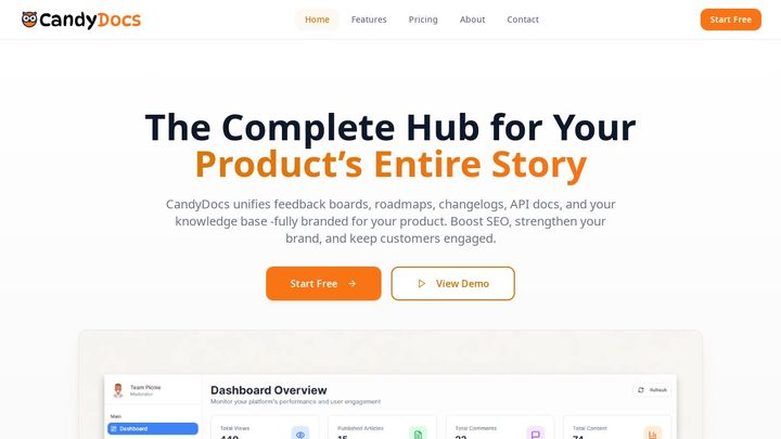 Show HN: CandyDocs – Simple, developer-friendly documentation for SaaS teams