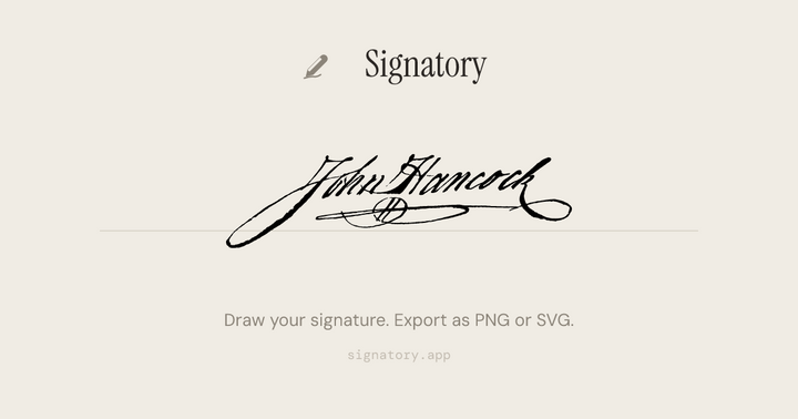 Famous Signatures Through History