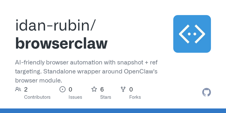 BrowserClaw – Accessibility snapshot and ref targeting for AI browser agents