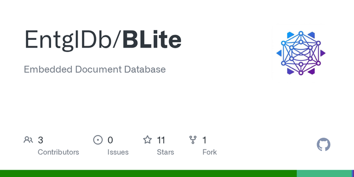 Show HN: BLite a Document embedded database for .NET (AOT, no deps)
