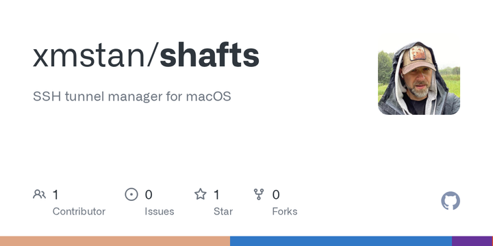 Shafts – open-source SSH tunnel manager for macOS