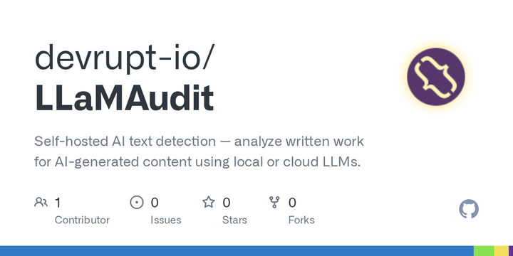LLaMAudit: Perform AI detection using local or open models