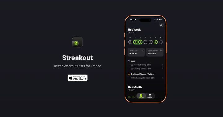 Show HN: Minimalistic workout tracker for iPhone – Stats, Trends, Streaks