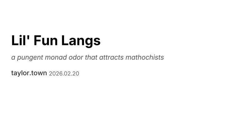 Lil' Fun Langs