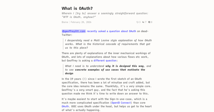 What Is OAuth?