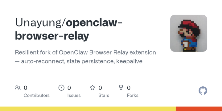 Show HN: Resilient OpenClaw Browser Relay – Survives WS Drops and MV3 Restarts