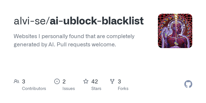 AI uBlock Blacklist